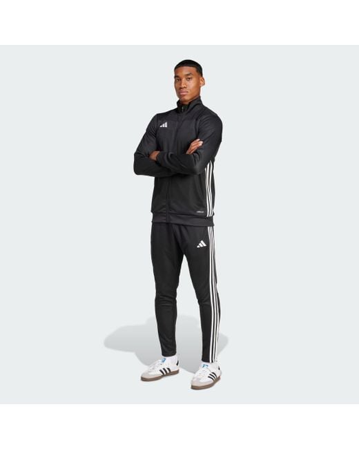 Adidas Black Tiro 25 Essentials Track Suit for men