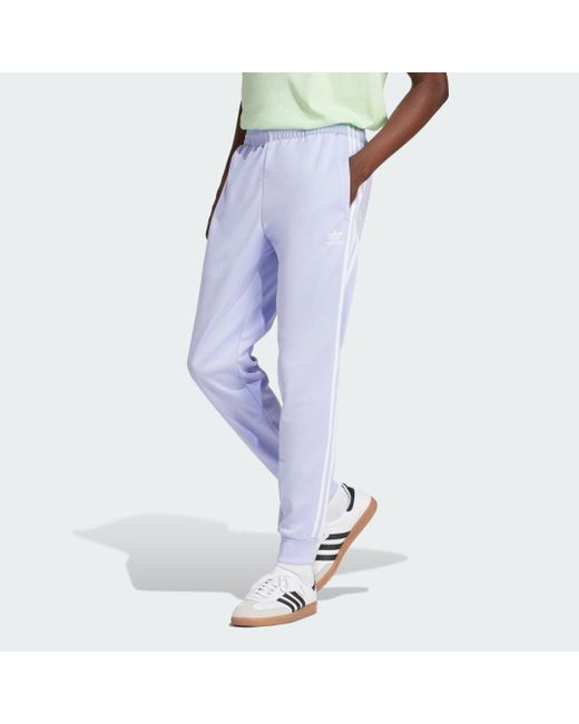 Adidas Blue Adicolor Classics Sst Track Pants for men