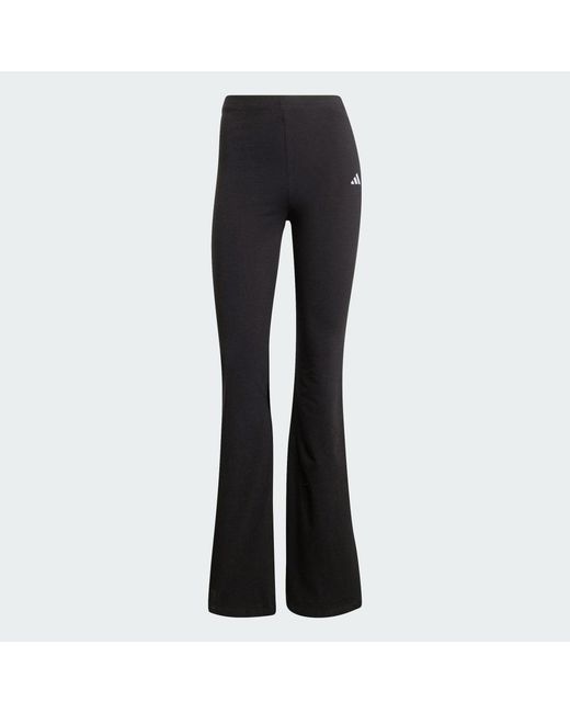 Adidas Essentials Small Logo Flared Leggings