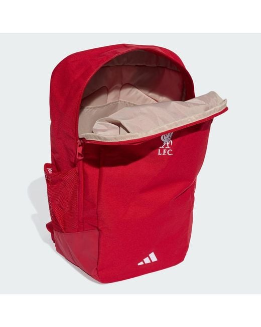 Adidas Red Liverpool Fc Backpack