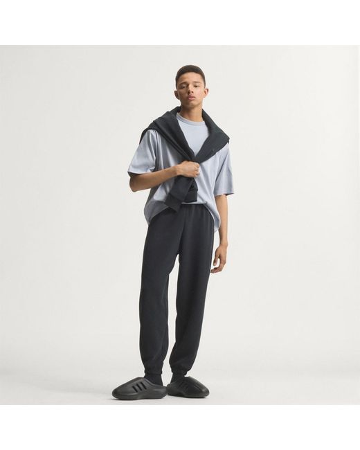 Adidas Black Soft Lux Tracksuit Bottoms for men