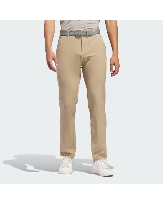 Pantaloni da golf Ultimate365 Tapered di Adidas in Natural da Uomo