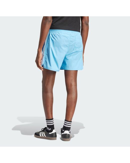 Adidas Blue Adicolor Classics Sprinter Shorts for men
