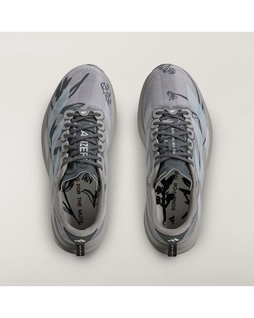 Adidas Gray Adizero Evo Sl Shoes