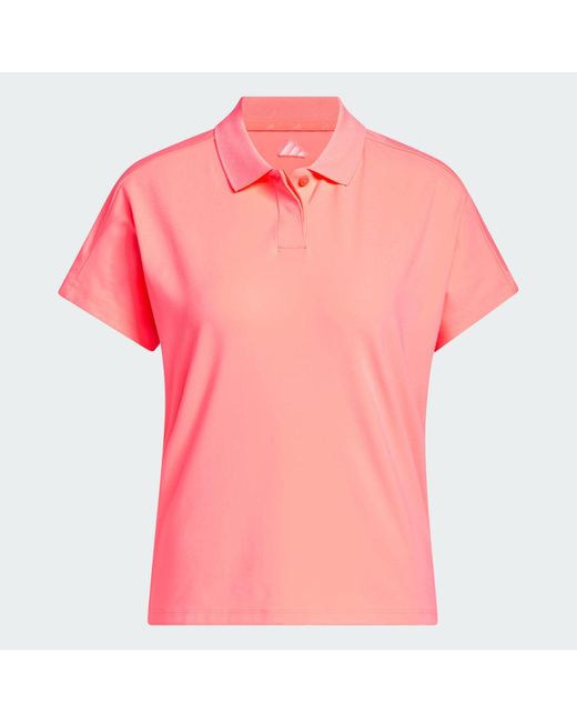 Adidas Red Ultimate365+ Butterspun Loose Polo Shirt
