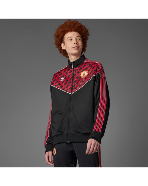 Adidas Red Manchester United '91 Track Top for men