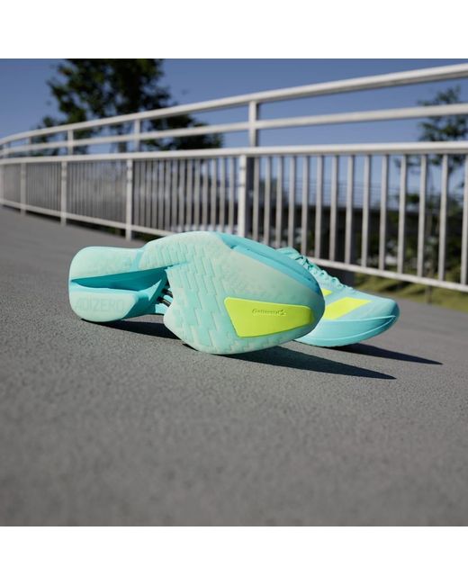 Adidas Blue Adizero Adios Pro 4 Shoes for men