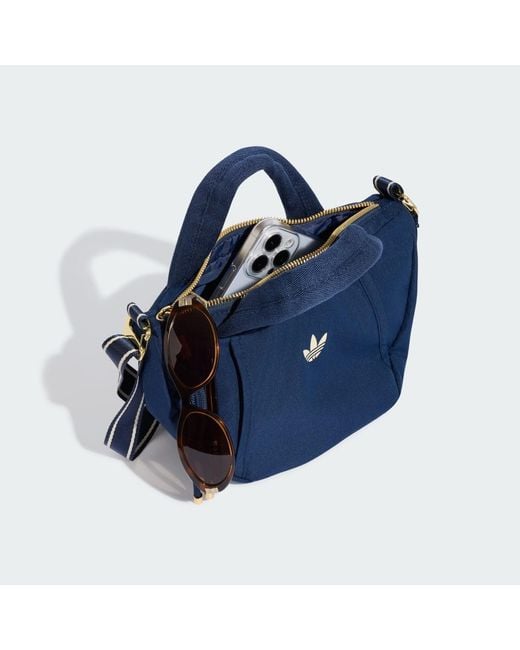 Adidas Blue Og Sport Croissant Bag Extra Small