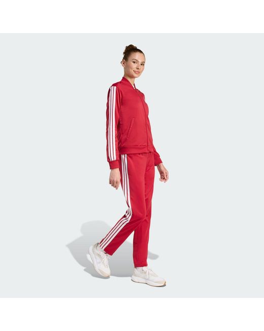 Adidas Red Dayready Tracksuit