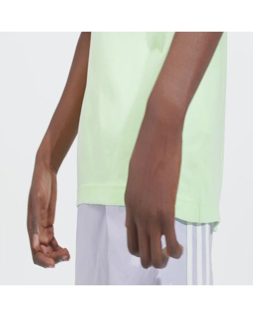 Adidas Green Adicolor Classics 3-stripes T-shirt for men