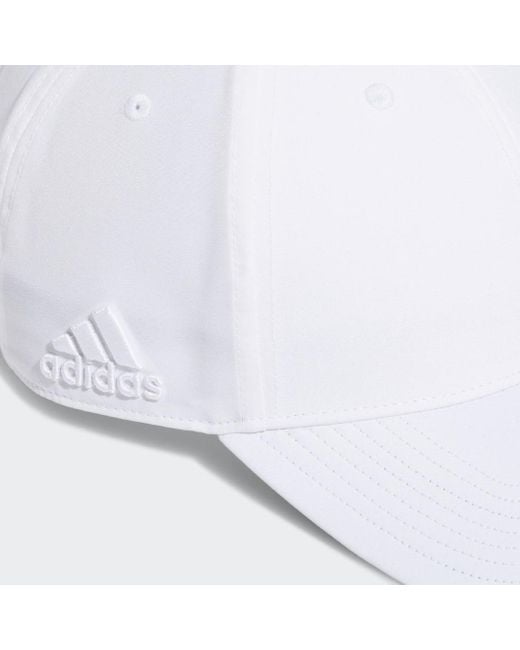 Adidas White Crestable Golf Performance Cap for men