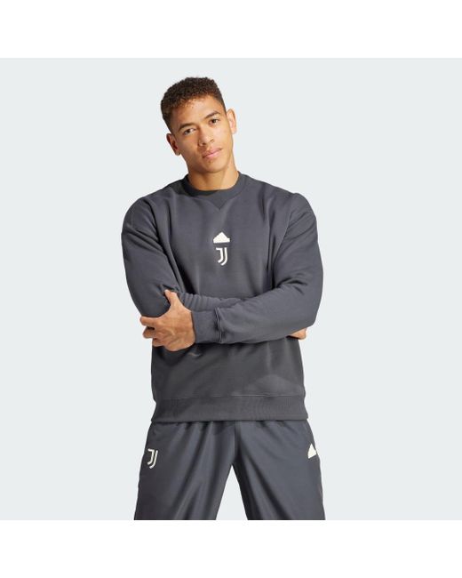 Adidas Gray Juventus Lfstlr Sweatshirt for men