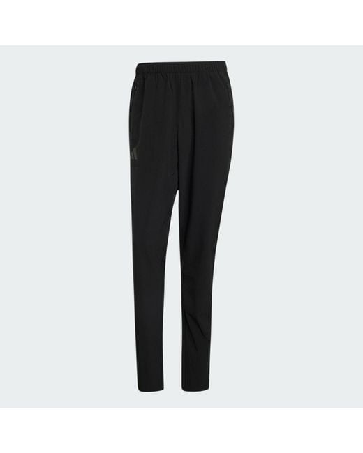 Adidas Black Terrex Multi Essentials Stretch Tracksuit Bottoms for men