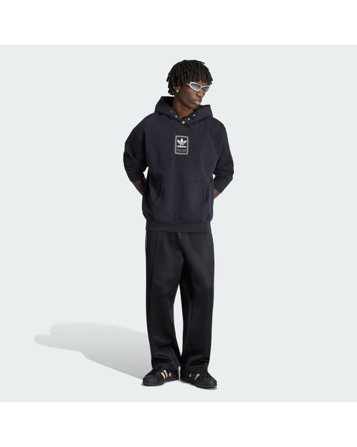 Adidas Blue Elevated Gfx Hoodie for men