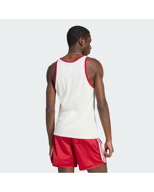 Adidas Red Drop Needle Tank Top for men
