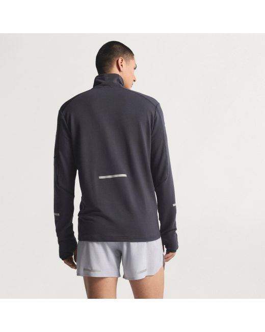 Adidas Black Adi365 Running Climawarm+ Half-Zip for men