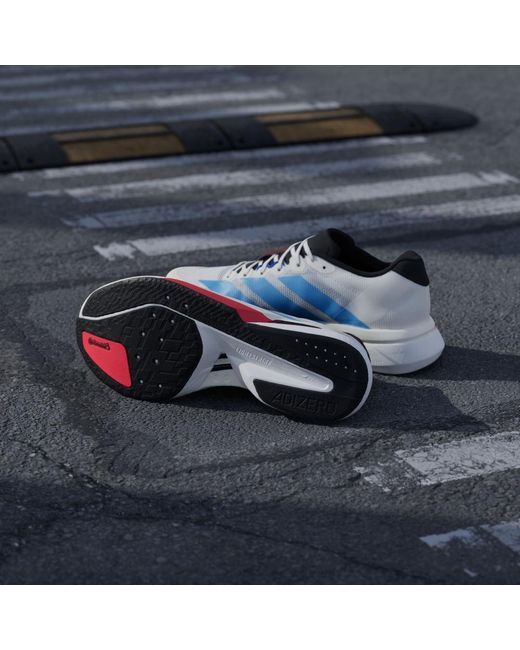 Adidas Blue Adizero Boston 13 Running Shoes for men