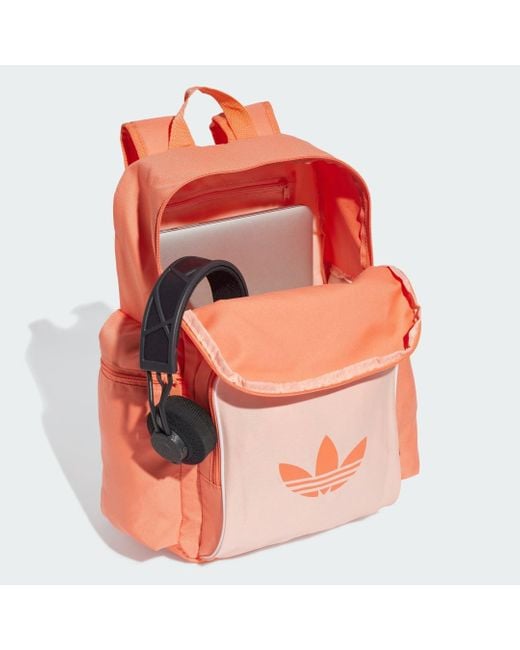 Adidas Orange Adicolor Backpack