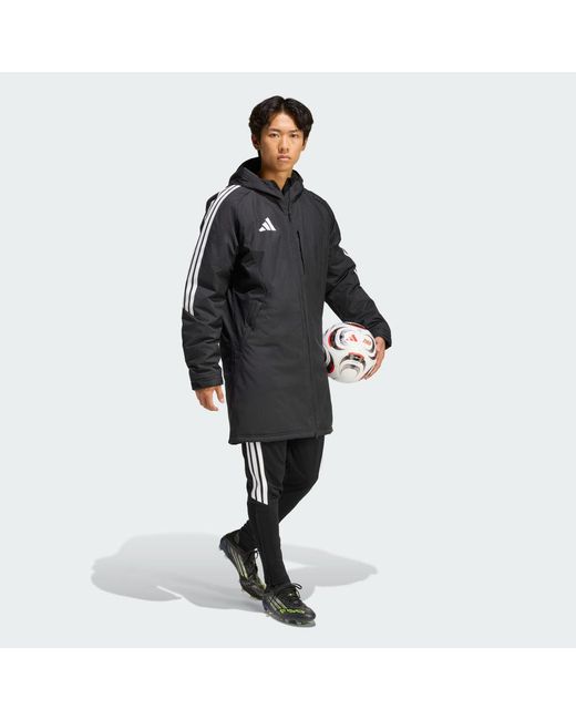 Adidas Black Tiro 26 Stadium Parka for men