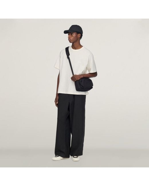Adidas White Y-3 Boxy Short Sleeve Tee for men