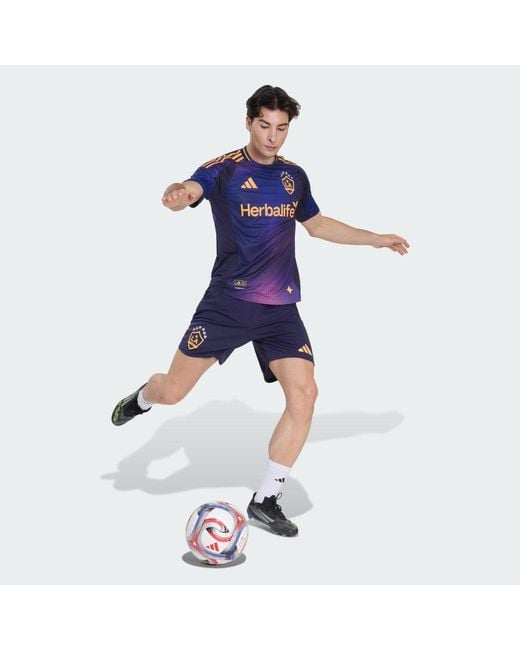 Adidas Blue La Galaxy 25/26 Away Authentic Jersey for men