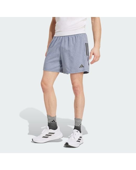 Adidas Blue Own The Run Shorts for men