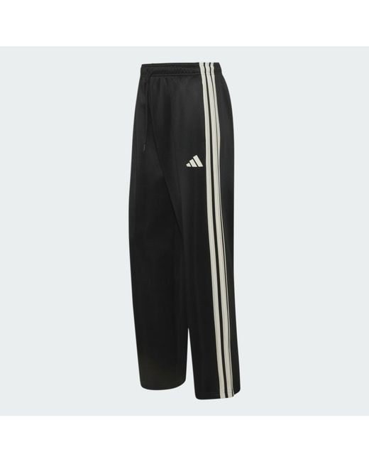 Adidas Black Stadium Loose Open Hem Pant for men