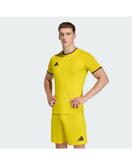 Adidas Yellow Entrada26 Jersey for men