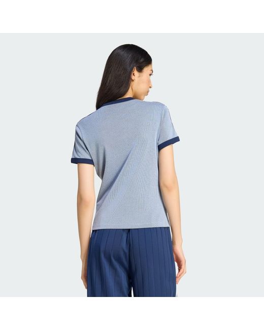 Adidas Blue Heather 3S Cali T-Shirt