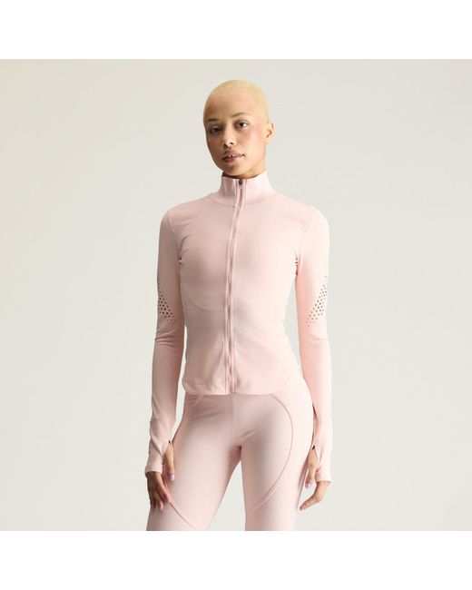 Adidas Pink By Stella Mccartney Training Midlayer Jacket