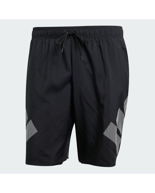 Adidas Blue Big Bars Shorts 8-Inch for men