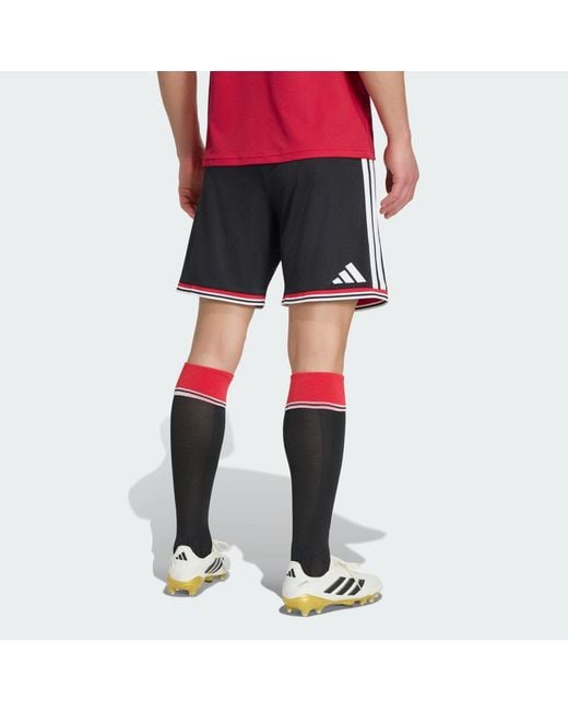Adidas Red Manchester United 26/27 Home Shorts for men