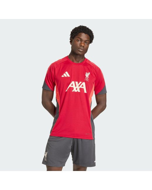 Adidas Red Liverpool Fc Tiro 25 Competition Training Jersey for men