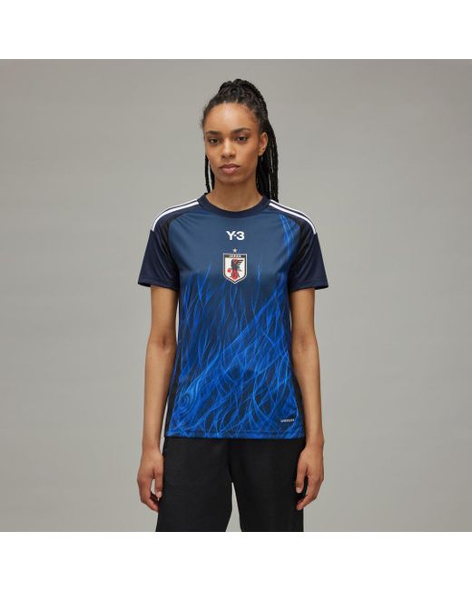 Adidas Blue Japan X Y-3 24 Home Jersey