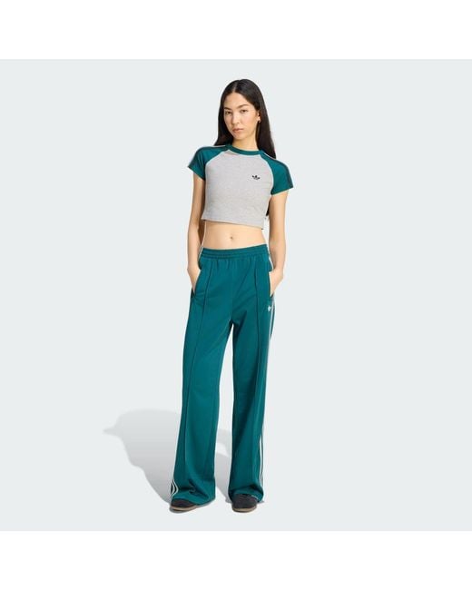 Adidas Blue Firebird Loose Track Tracksuit Bottoms