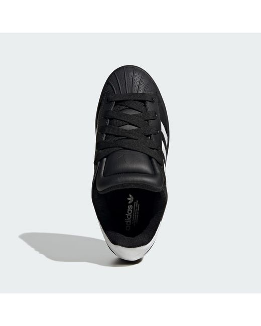 Adidas Black Superstar Stack Shoes