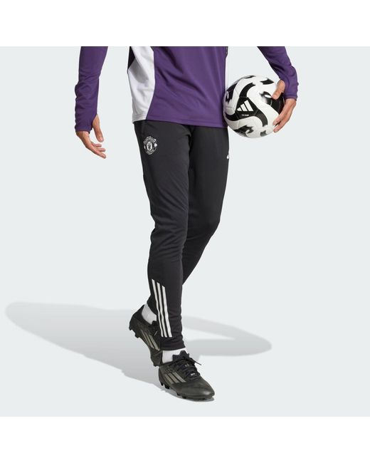 Adidas Purple Manchester United Tiro 25 Competition Training Pants for men