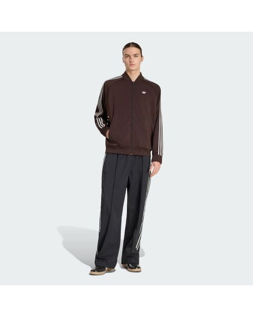 Adidas Originals Brown Britcore Superstar Tracktop for men