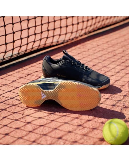 Adidas Blue Avacourt 2 Clay Tennis Shoes