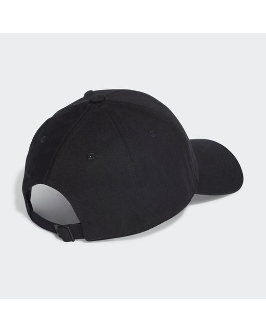 Cappellino Big Tonal Logo Baseball di Adidas Originals in Black da Uomo