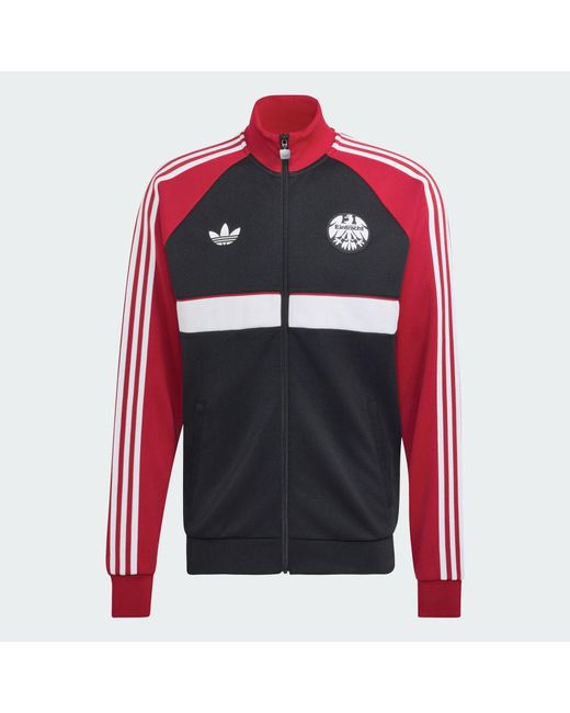 Adidas Red Eintracht Frankfurt Fc Originals Tracktop for men