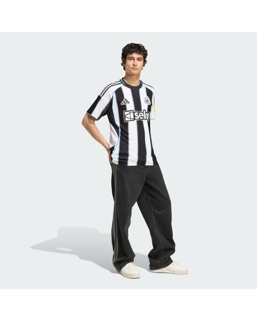 Adidas Black Newcastle United Fc 25/26 Home Jersey for men