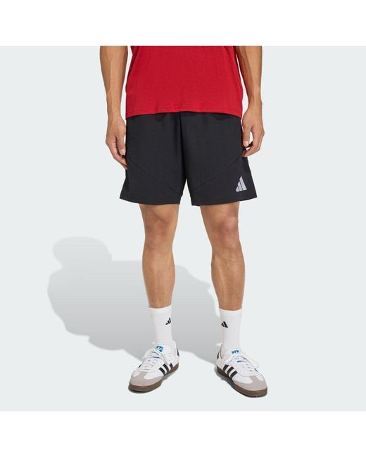 Adidas Blue Tiro 26 Competition Downtime Shorts for men