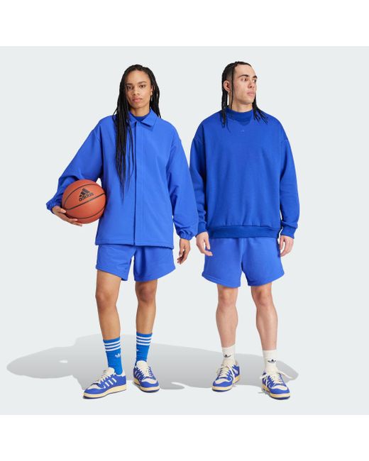 Short Basketball Woven di Adidas in Blue