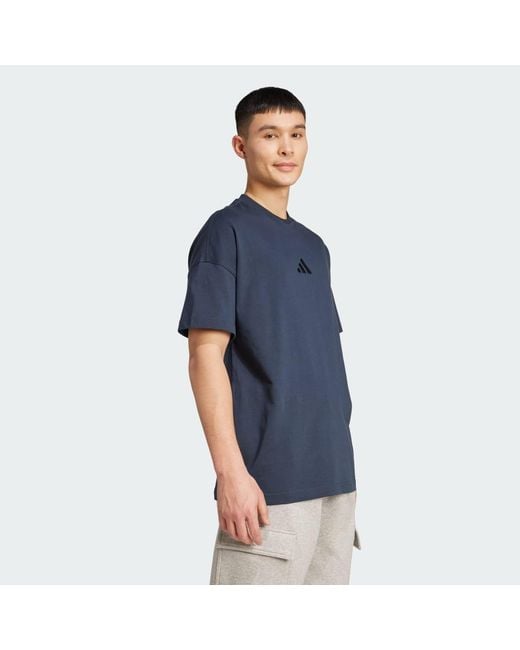Adidas Blue All Szn T-Shirt for men