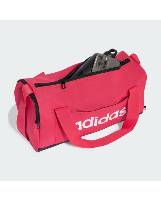Borsone Linear Extra Small di Adidas in Red