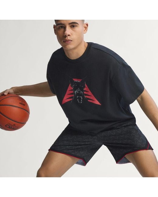 Adidas Blue Anthony Edwards Dawg Tee for men
