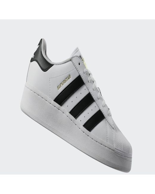 Adidas White Superstar Xlg Shoes