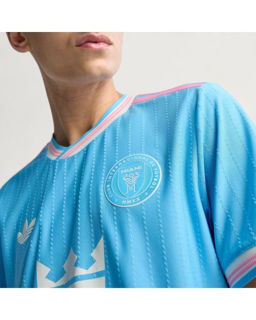 Adidas Blue Inter Miami Cf 25/26 Third Authentic Messi Jersey for men