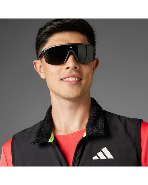 Adidas Red Adizero Running Vest for men